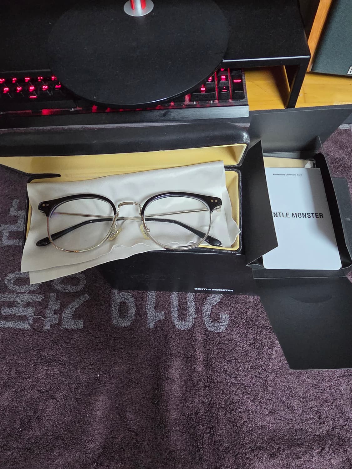 젠틀몬스터 알리오01 풀구성 팔아요. 상품이미지1