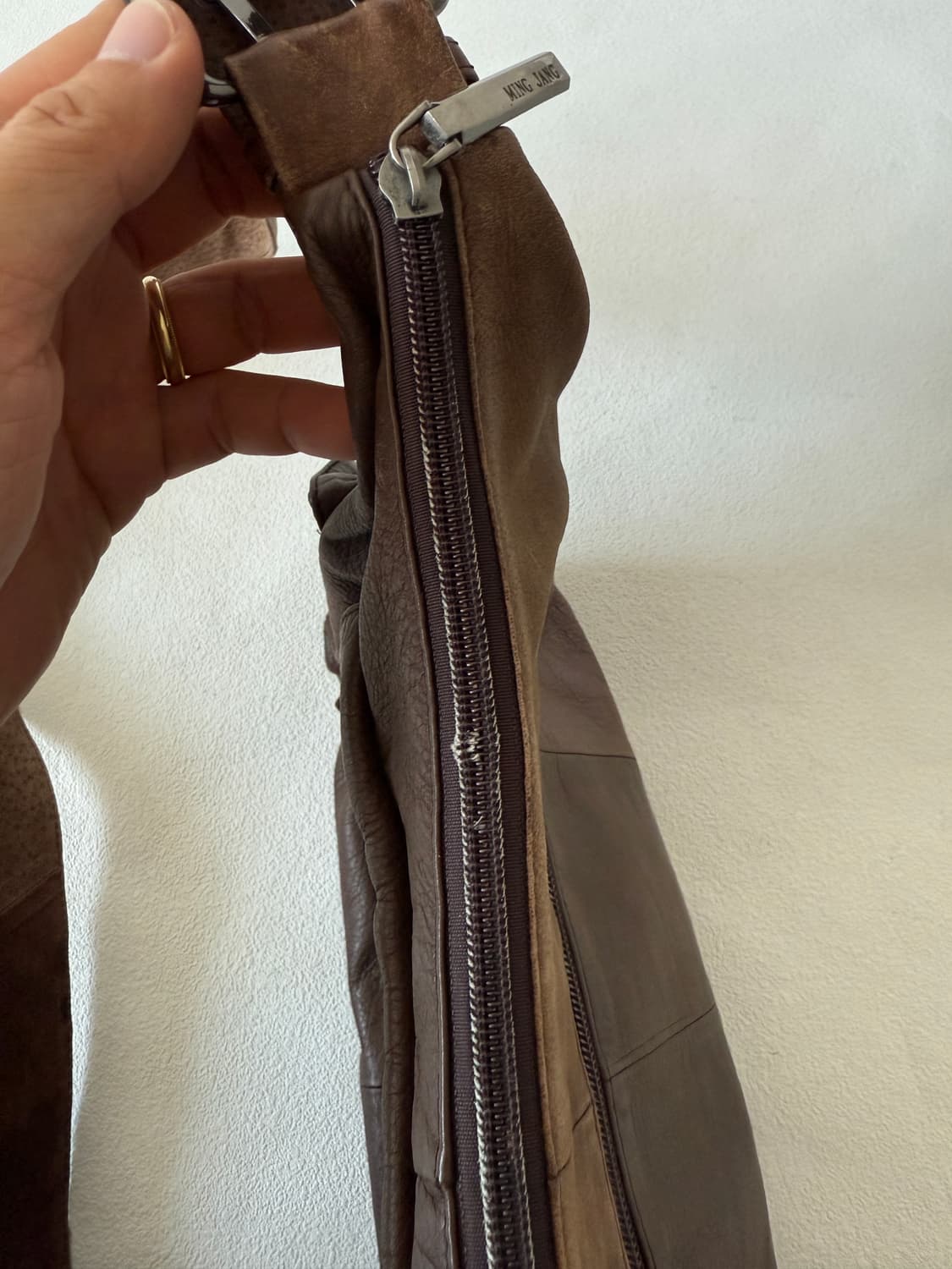 Pre owned 레더 크로스백 상품이미지4