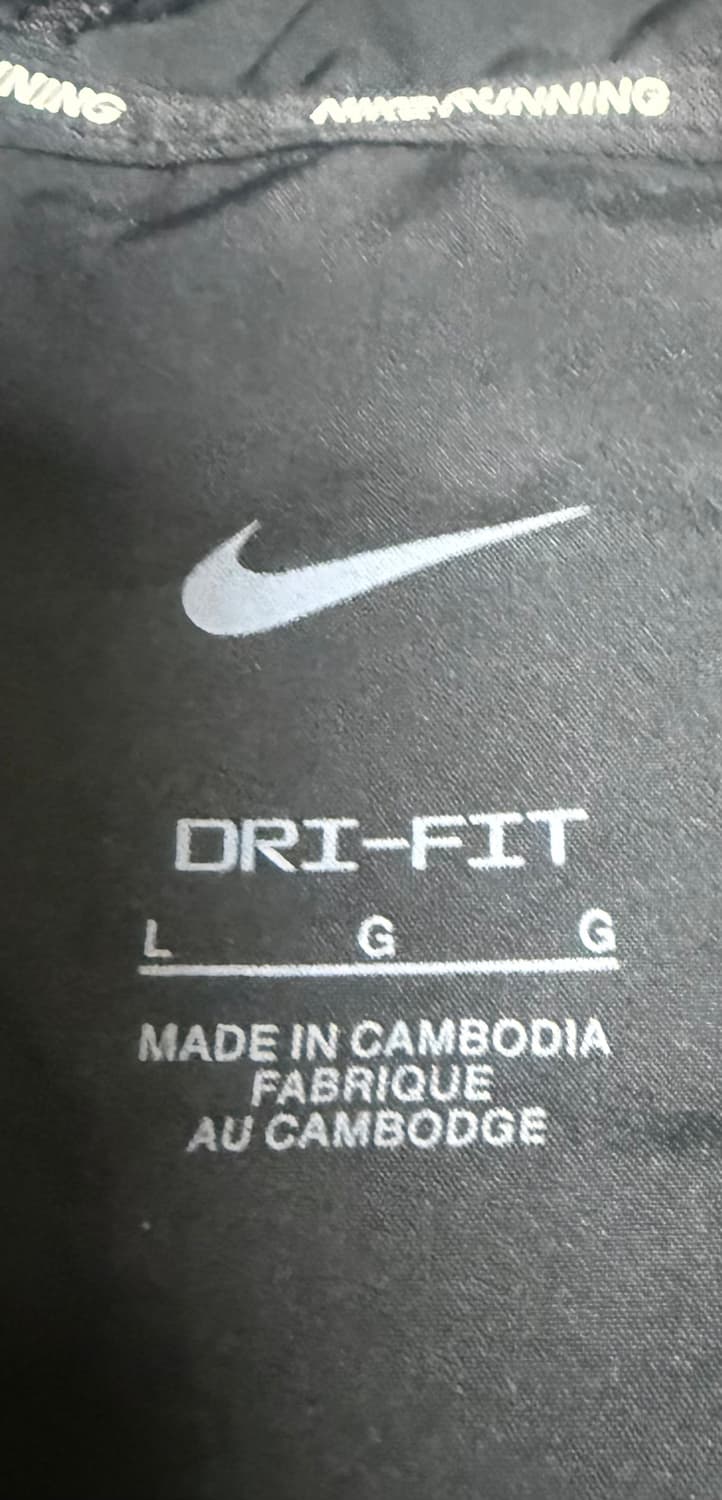 Nike Dri-Fit Windbreaker Black L 상품이미지3