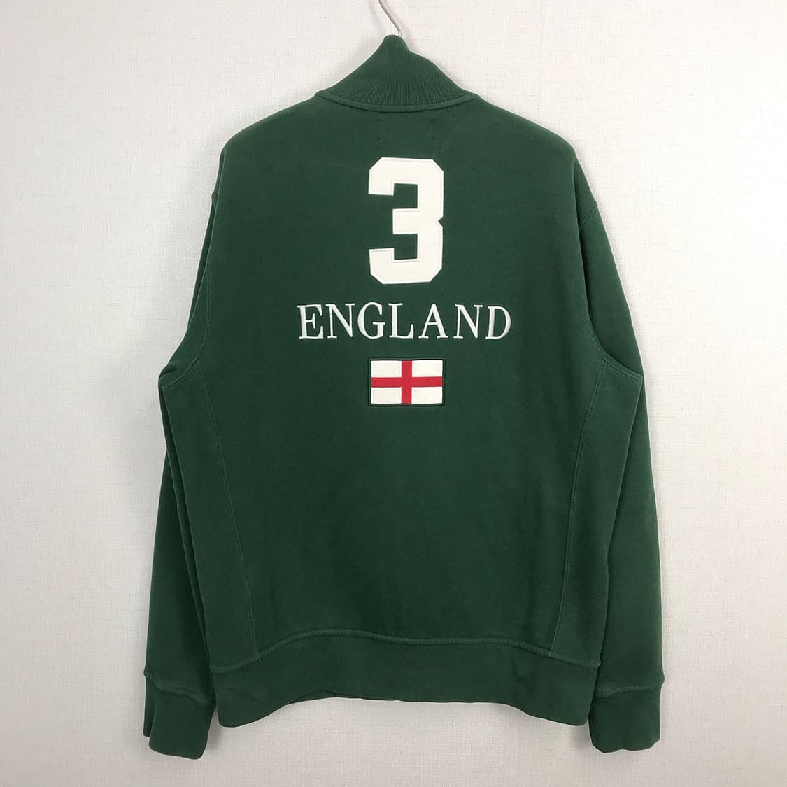 폴로 랄프로렌 잉글랜드 코튼 집업 티셔츠 남성M 상품이미지5