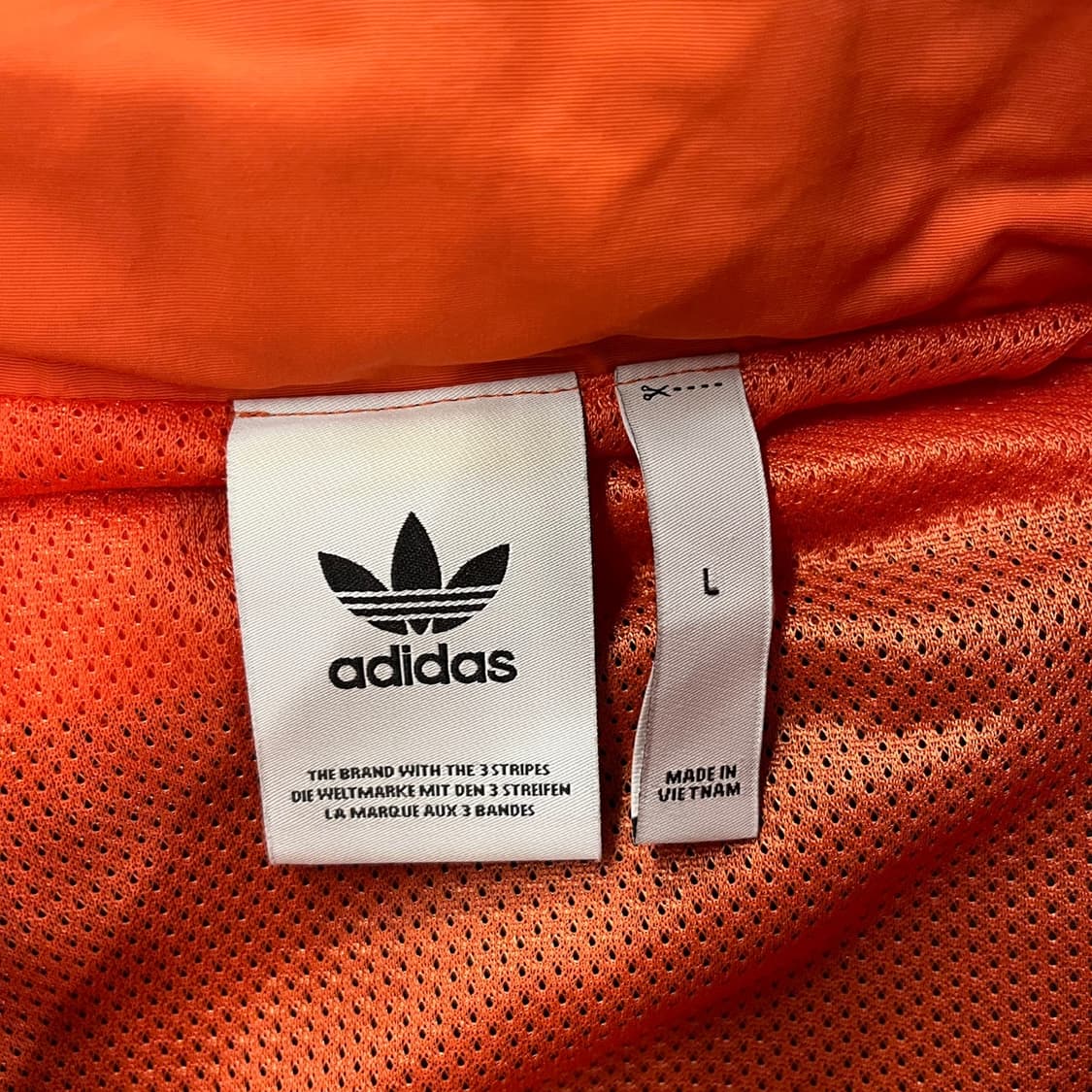 [정품/L] 아디다스 아노락 바람막이 오렌지블랙 b18 상품이미지7