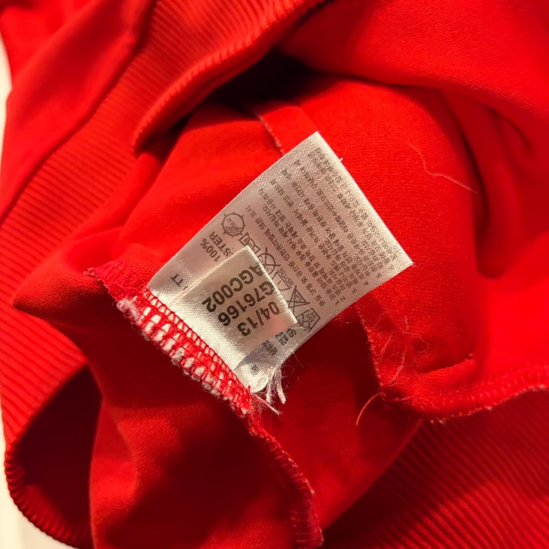 [100] 13s 아디다스 파이어버드 트랙탑 져지 레드 D240 상품이미지7