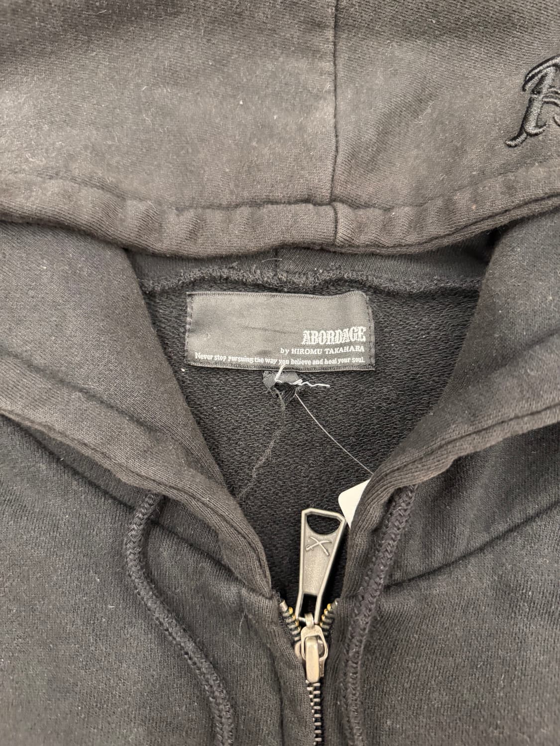 OS)Hiromu takaha 빈티지 스컬 포인트 후드집업 상품이미지2