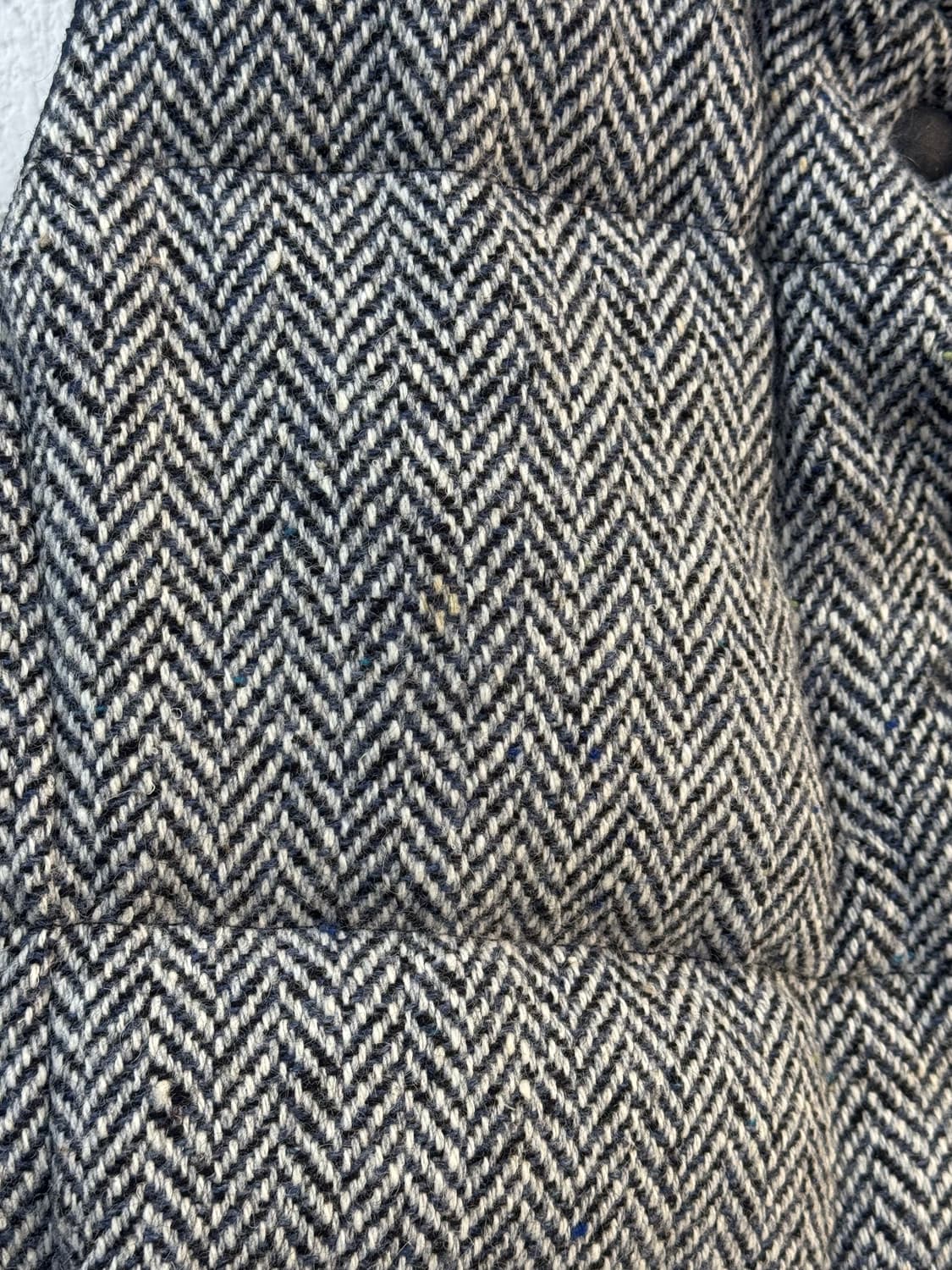 갭 그레이 모혼방 체크 패딩베스트 상품이미지6