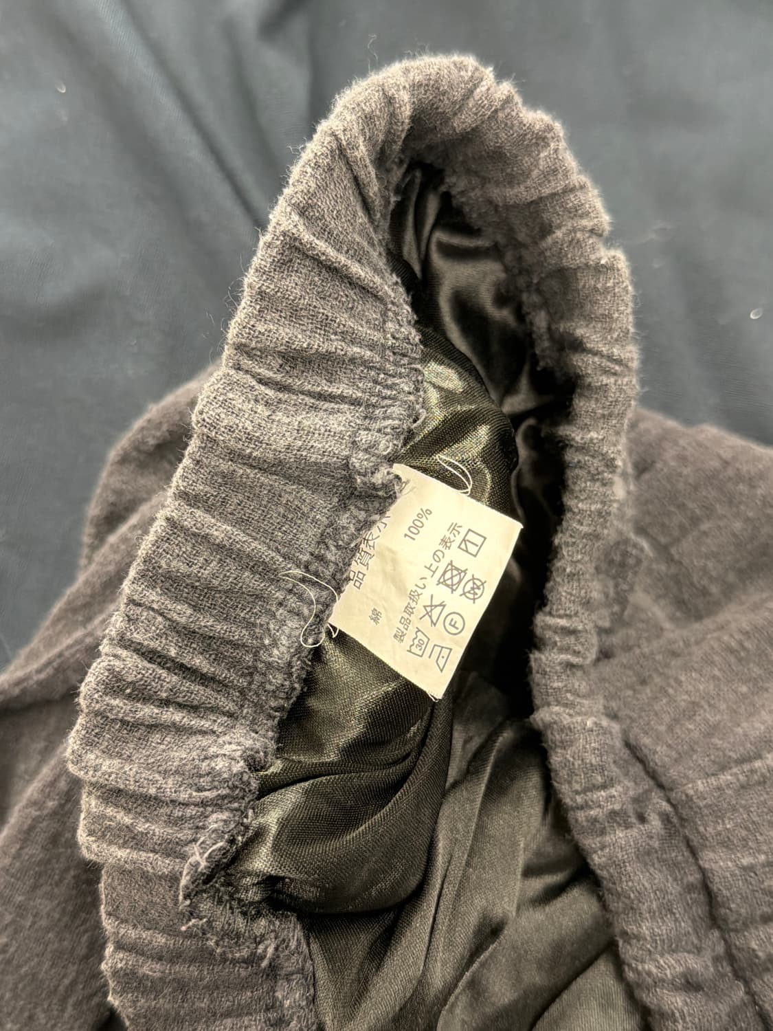 일본빈티지 코튼 차콜 핀턱 롱스커트 상품이미지10