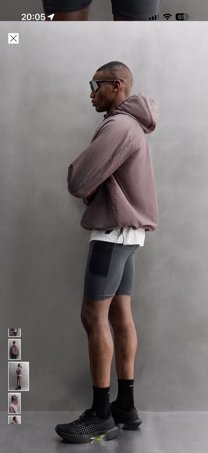 자라 에슬레틱 리플레티브 방풍 러닝 자켓 L 상품이미지4