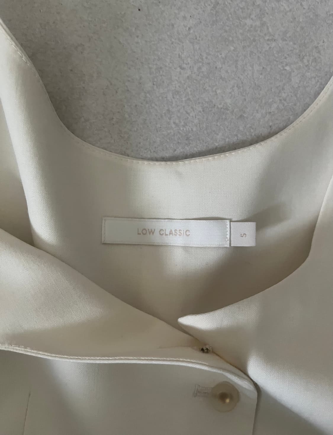 로우클래식 아이보리 베스트 S 상품이미지2