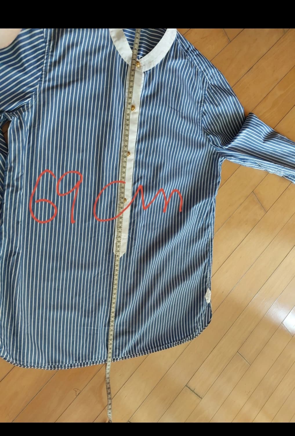 토리버치 스트라이프셔츠 사이즈 2 상품이미지6