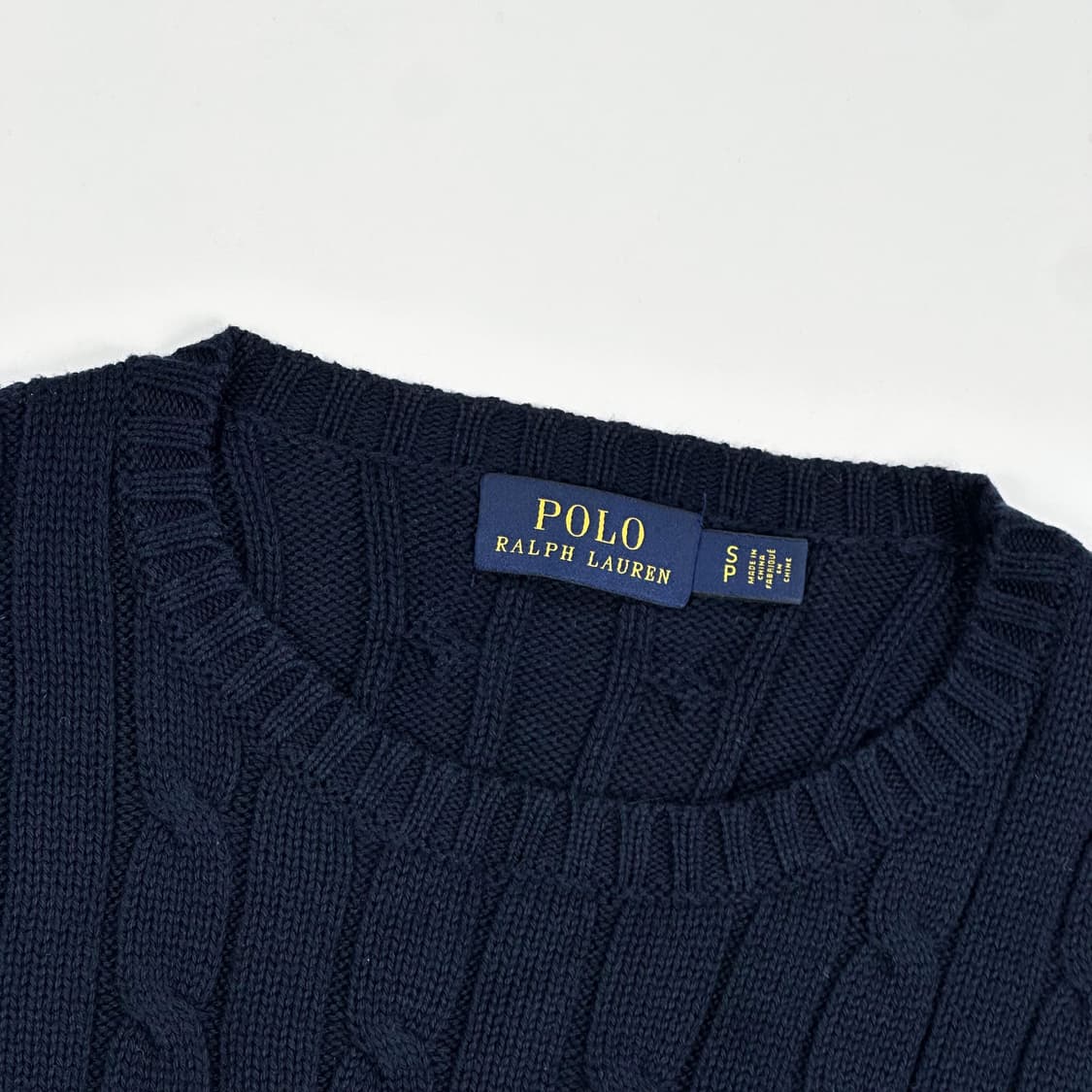폴로 랄프로렌 포니 네이비 꽈배기 케이블니트 (S 여성추천) 상품이미지5