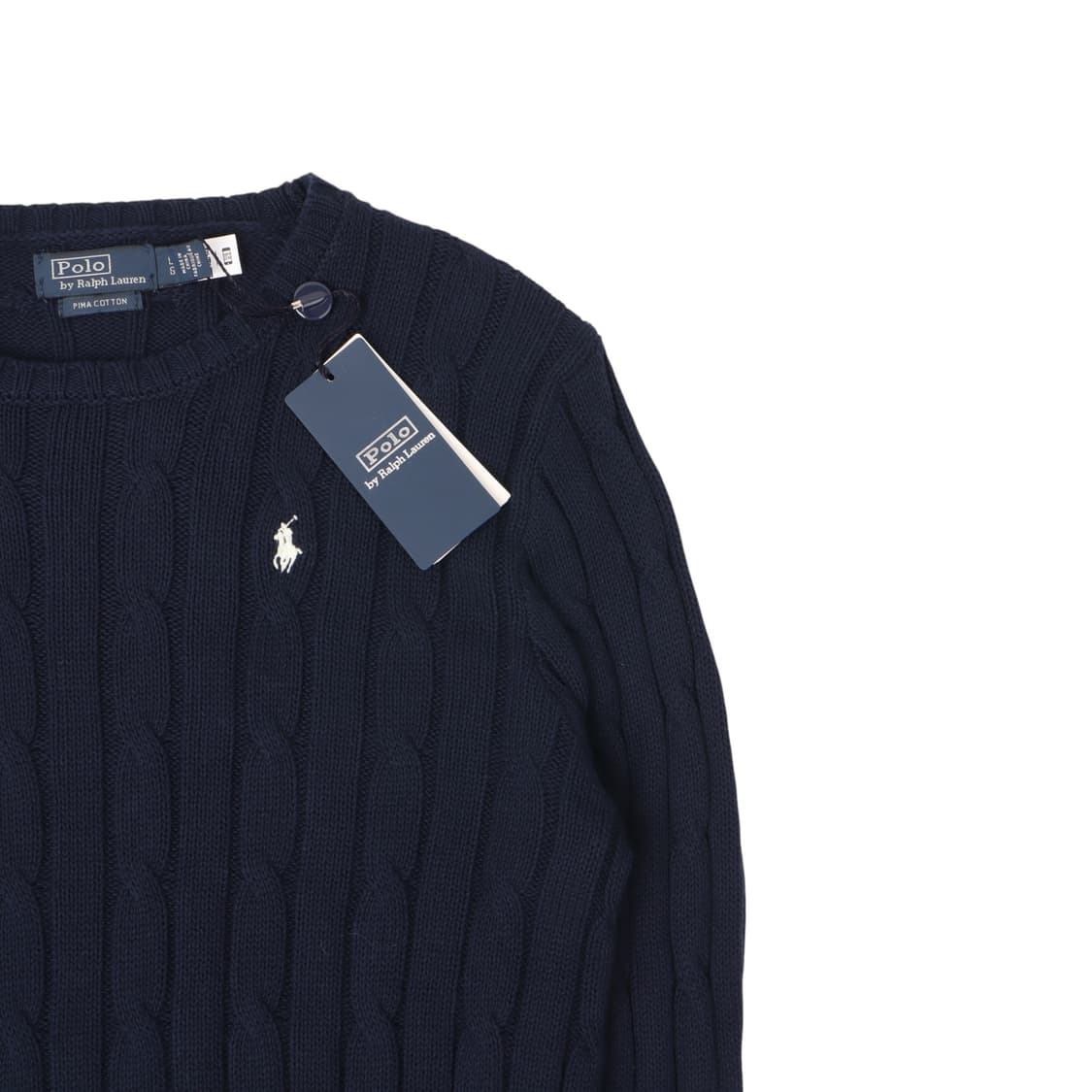 폴로 랄프로렌 신형 QR 네이비 케이블 니트 상품이미지3