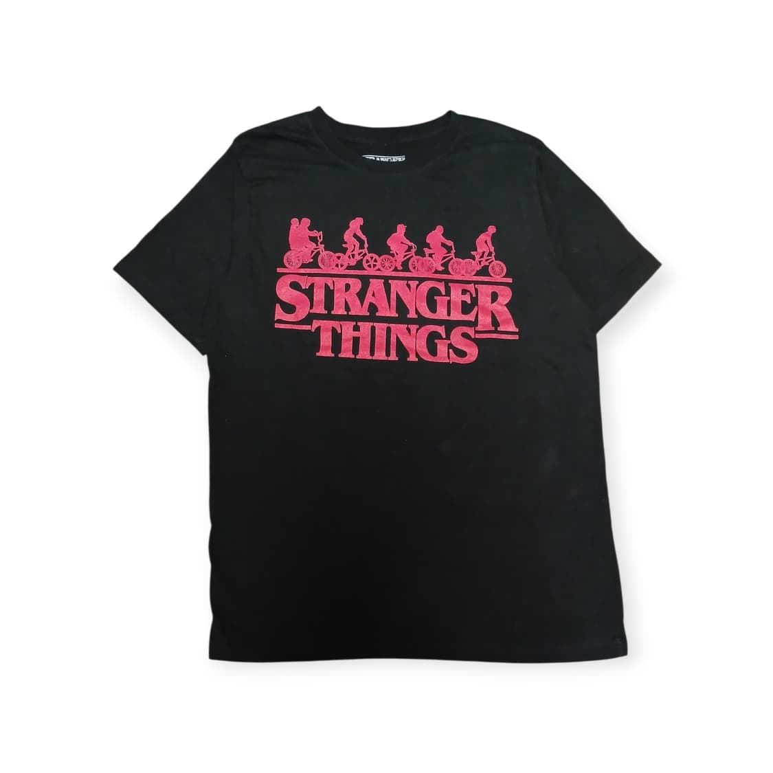 Stranger things 블랙 반팔티 상품이미지1