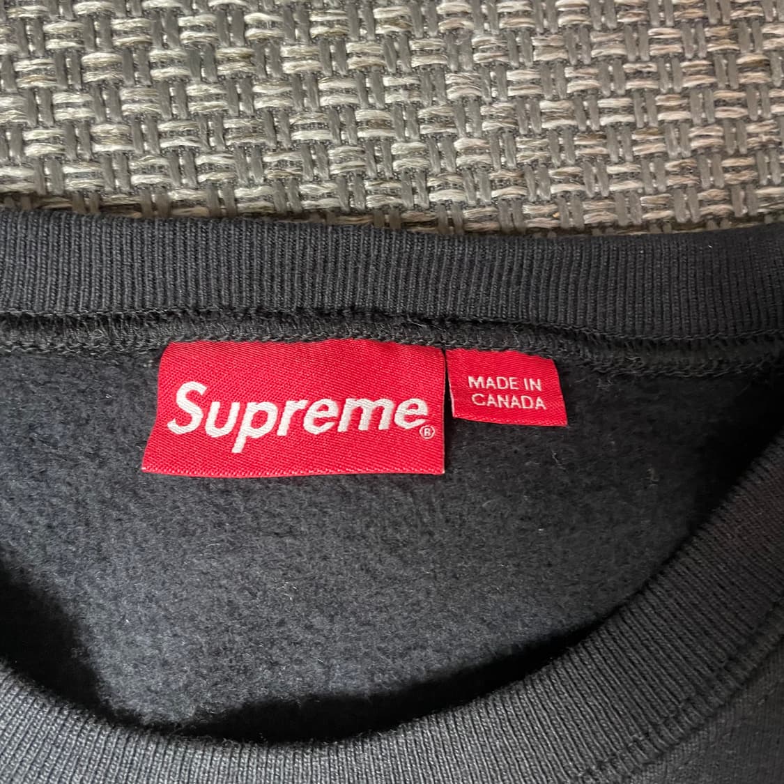 슈프림 브리드 크루넥 블랙 맨투맨 XL 상품이미지4