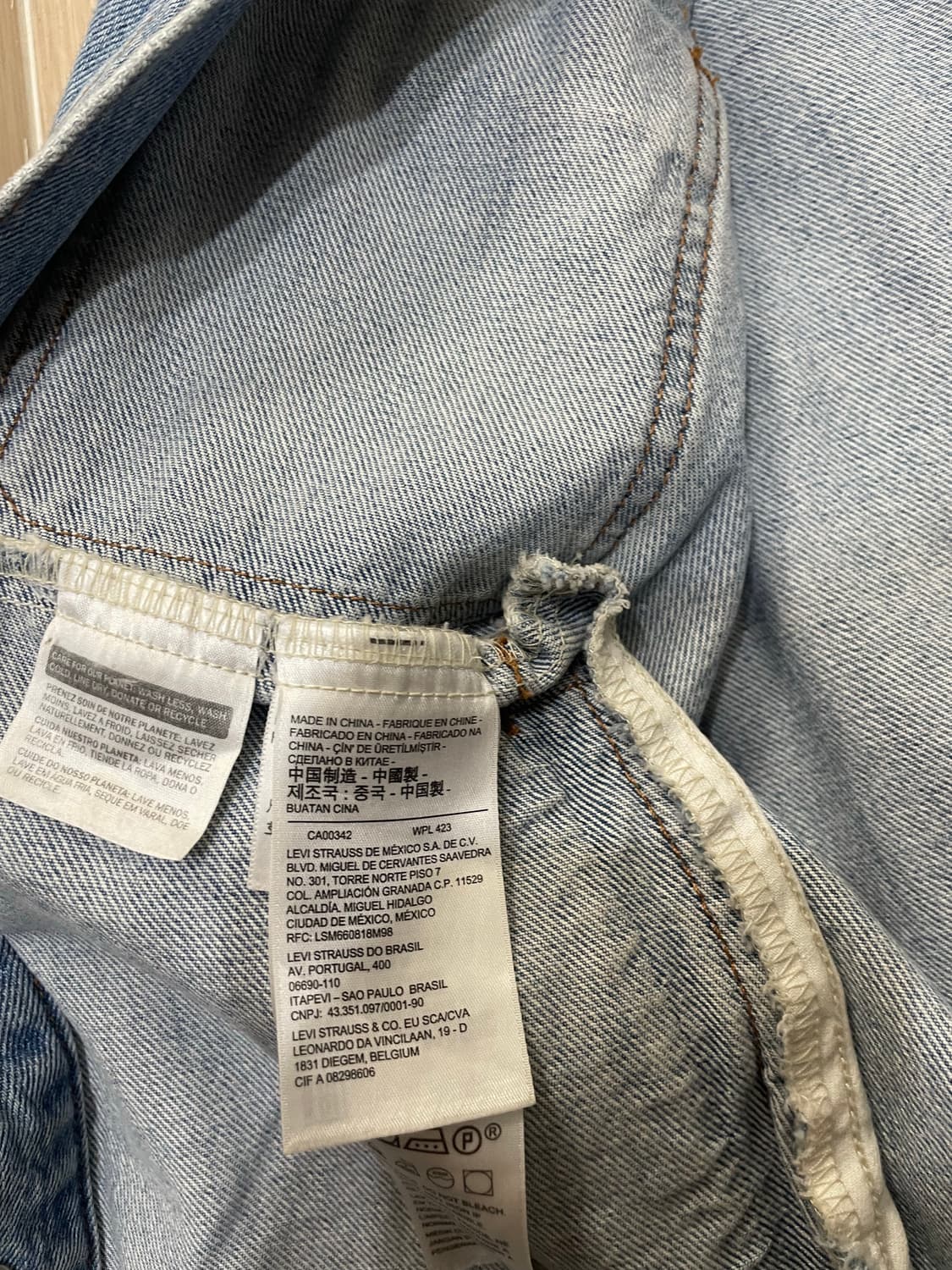 리바이스 데님 자켓 상품이미지5