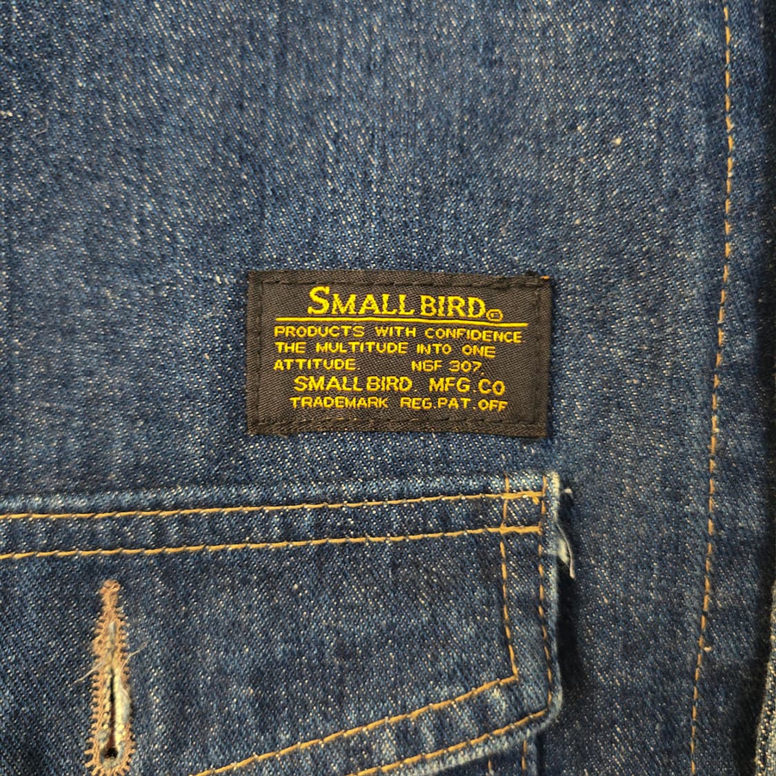 남성 스몰버즈 SMALL BIRDS 데님 베스트 L 상품이미지6