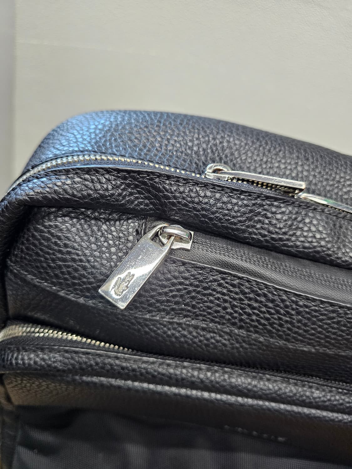 라코스테 시티코트 블랙 백팩 가죽 상품이미지7