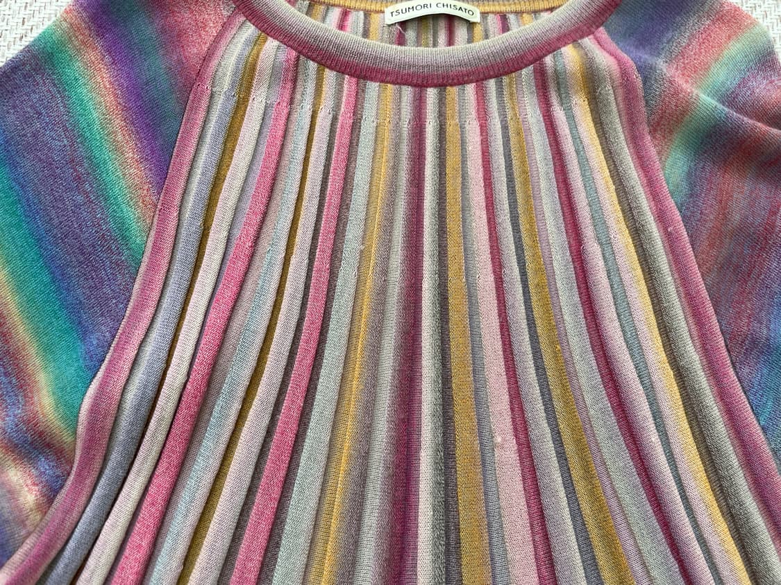 츠모리치사토 그라데이션 니트  J03987 상품이미지5