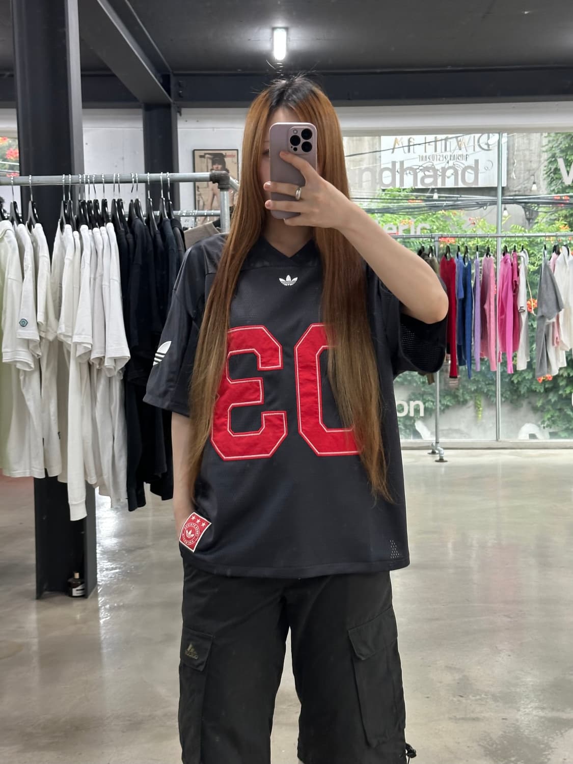 아디다스 오리지널스 자수 풋볼 반팔져지 상품이미지4