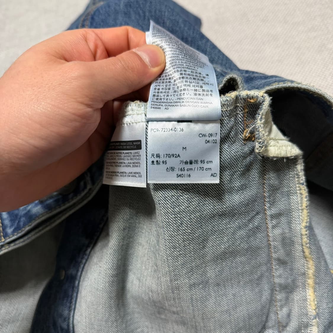 리바이스 데님 트러커 자켓 상품이미지5