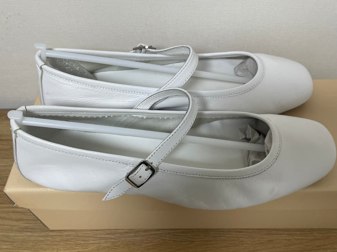 REQINS Honor 흐꺙 메리제인 무광 화이트 37 상품이미지5