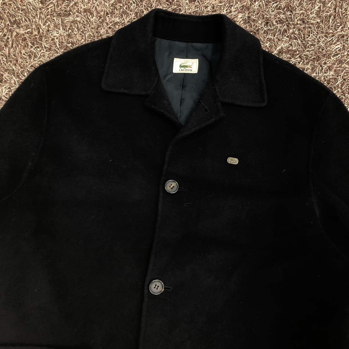 라코스테 캐시미어 울 코트 상품이미지2