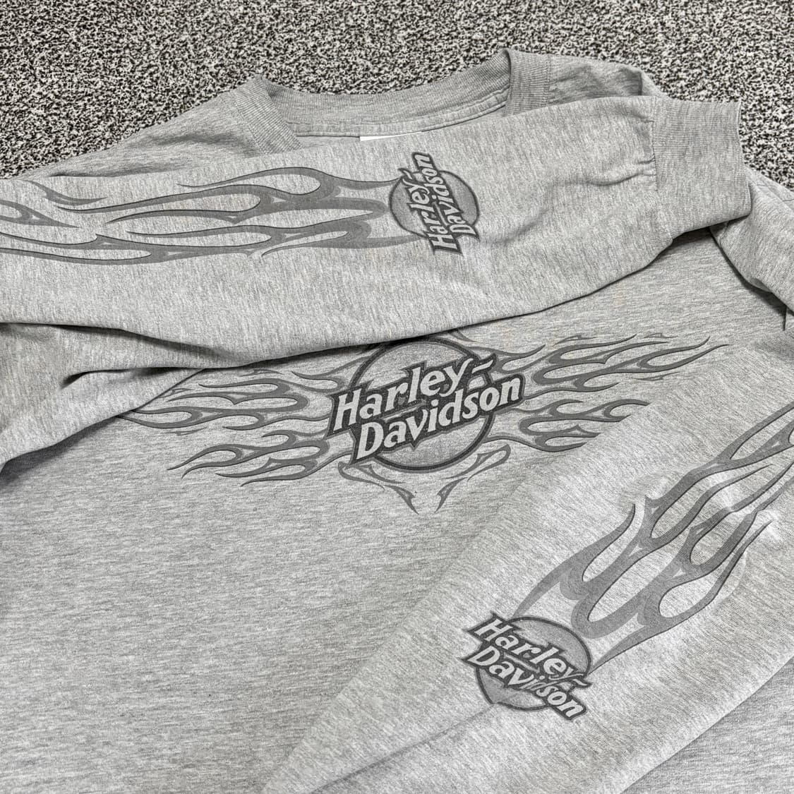 빈티지 할리데이비슨 플레임 롱슬리브 티셔츠 상품이미지4