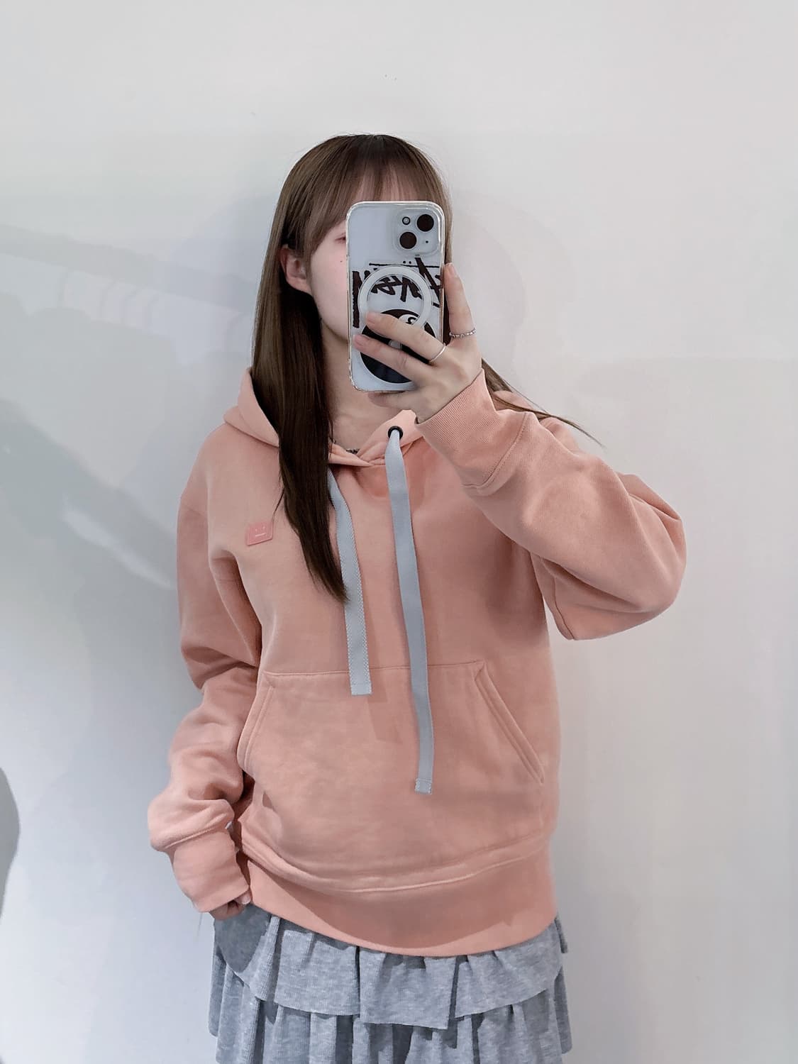 아크네스튜디오 뮤트핑크 후드 상품이미지1