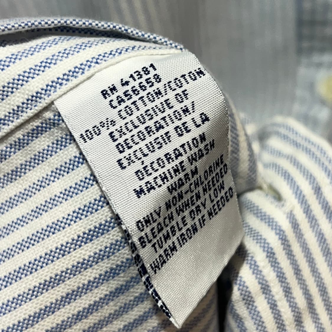 폴로 랄프로렌 스트라이프 코튼 셔츠 상품이미지4