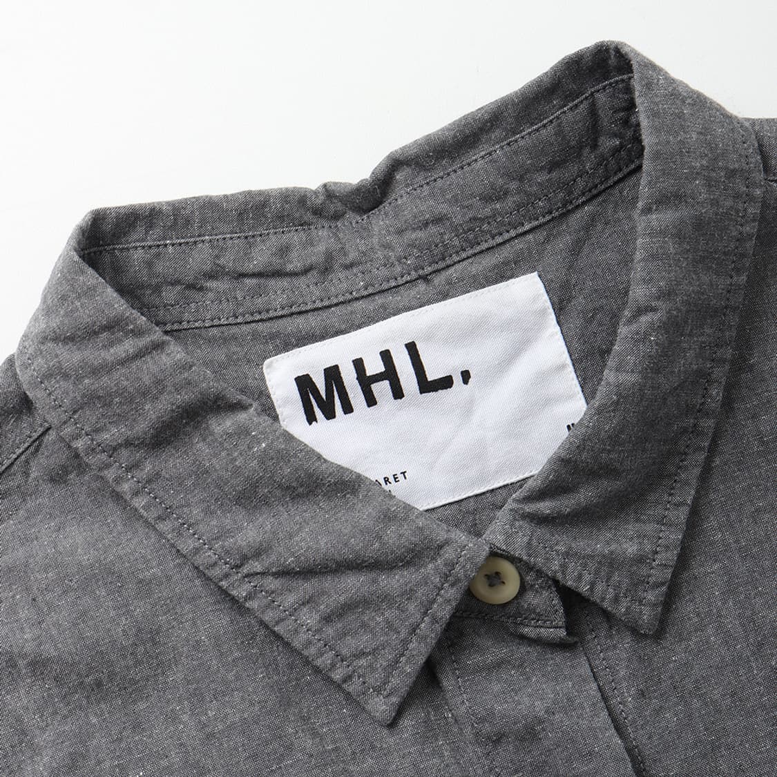  MHL. Yarn Dyed Cotton Linen S/S Shirt 상품이미지4