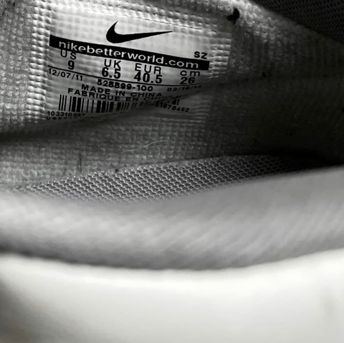 나이키 덩크 하이 레트로 화이트 플래티넘o 3289 상품이미지5