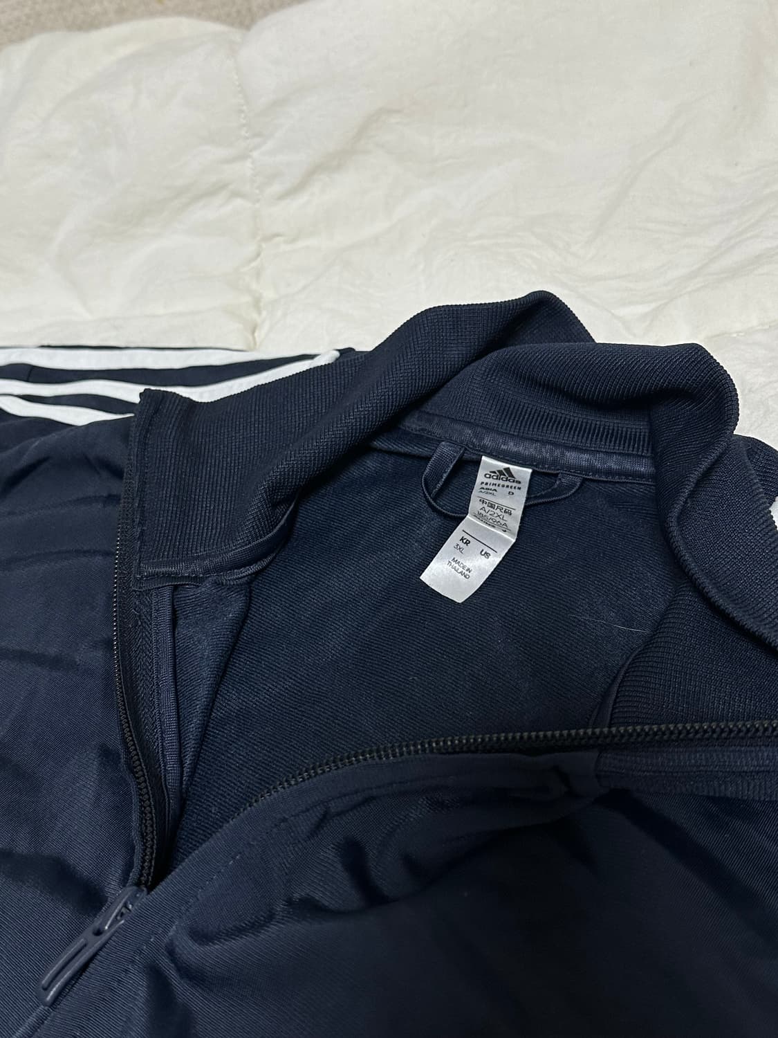 아디다스 네이비 져지 트랙탑 라지 상품이미지3