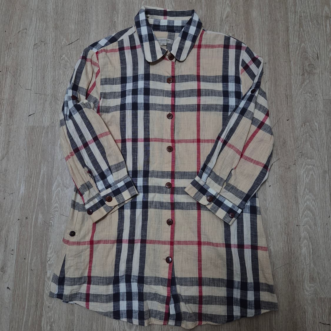 버버리 브릿 여성 노바체크 셔츠 2XL(110) 상품이미지1