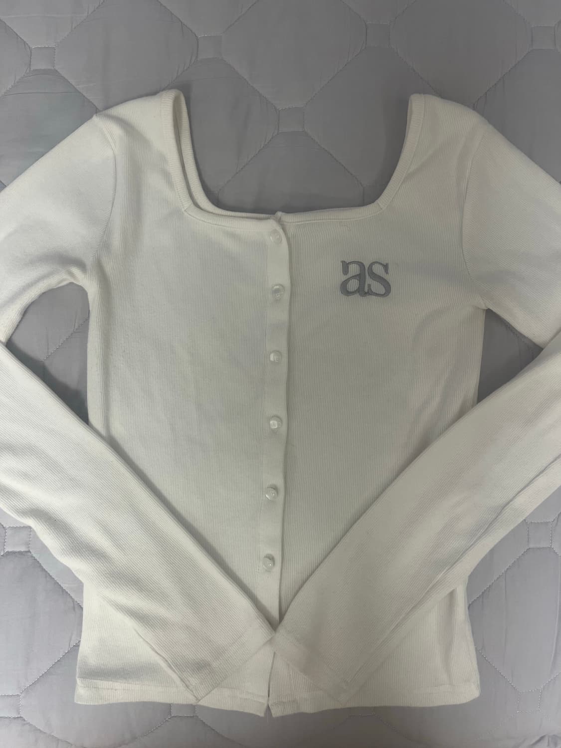 애즈온 시실리 가디건 화이트 상품이미지1