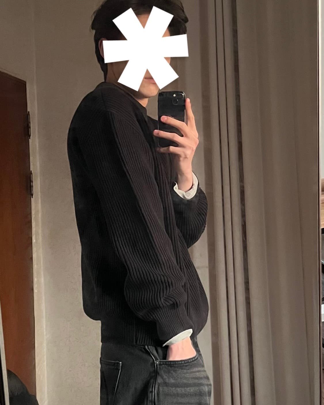 스테디 에브리웨어 크루넥 코튼 립 니트 3사이즈 상품이미지4