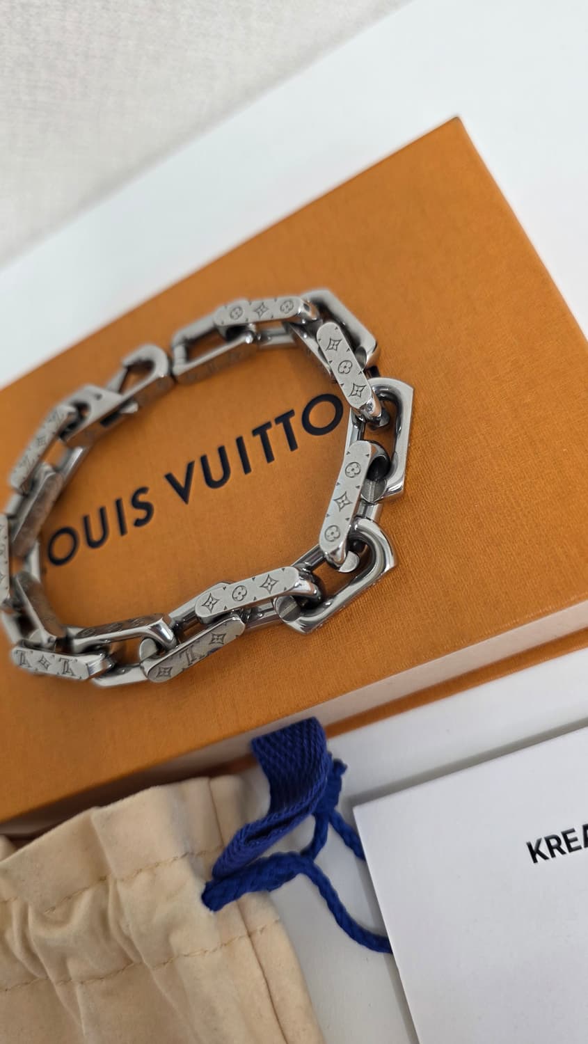 [풀구성]24ss 루이비통 버질아블로 체인팔찌 L 새상품급 상품이미지3
