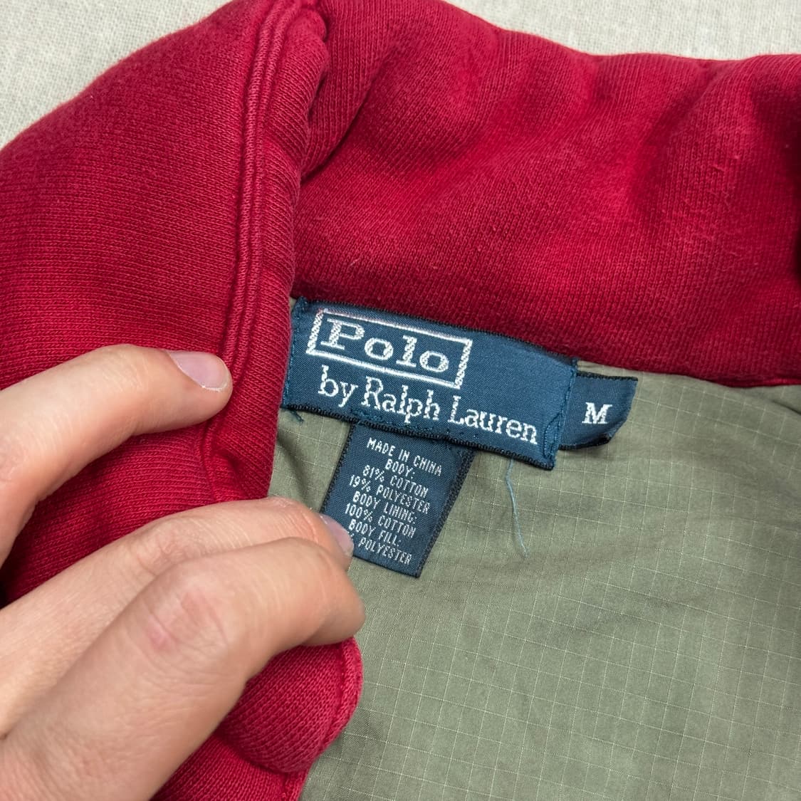 폴로랄프로렌 빈티지 코튼 베스트 M 상품이미지5