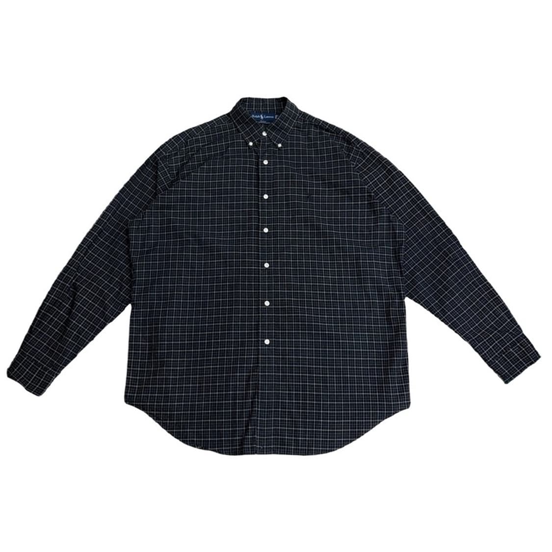 POLO 코튼 체크 셔츠 L 상품이미지1