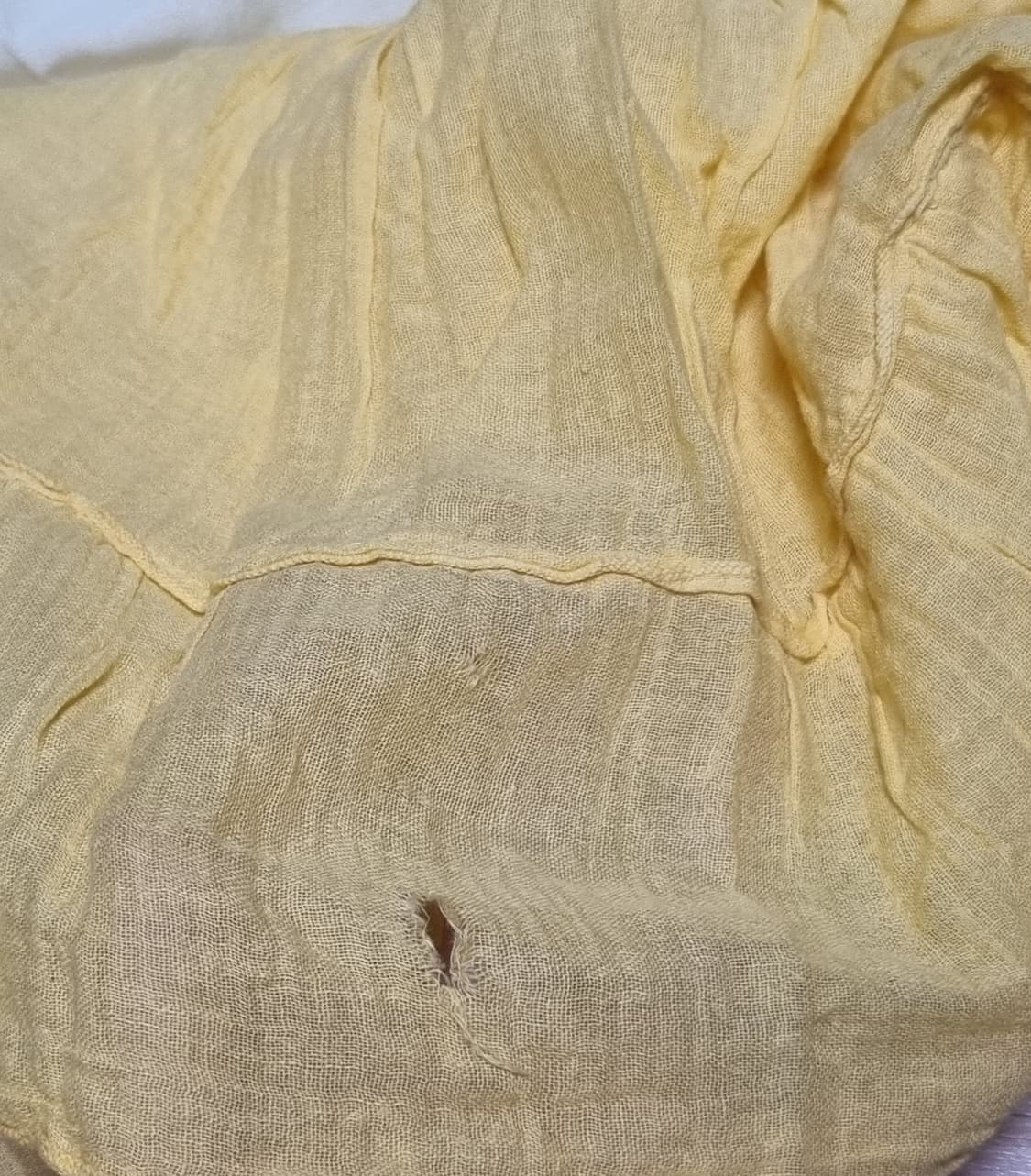 빈티지 스커트 롱스커트 롱치마 그라데이션 노랑 옐로우 모리걸 하구미페어리 상품이미지3