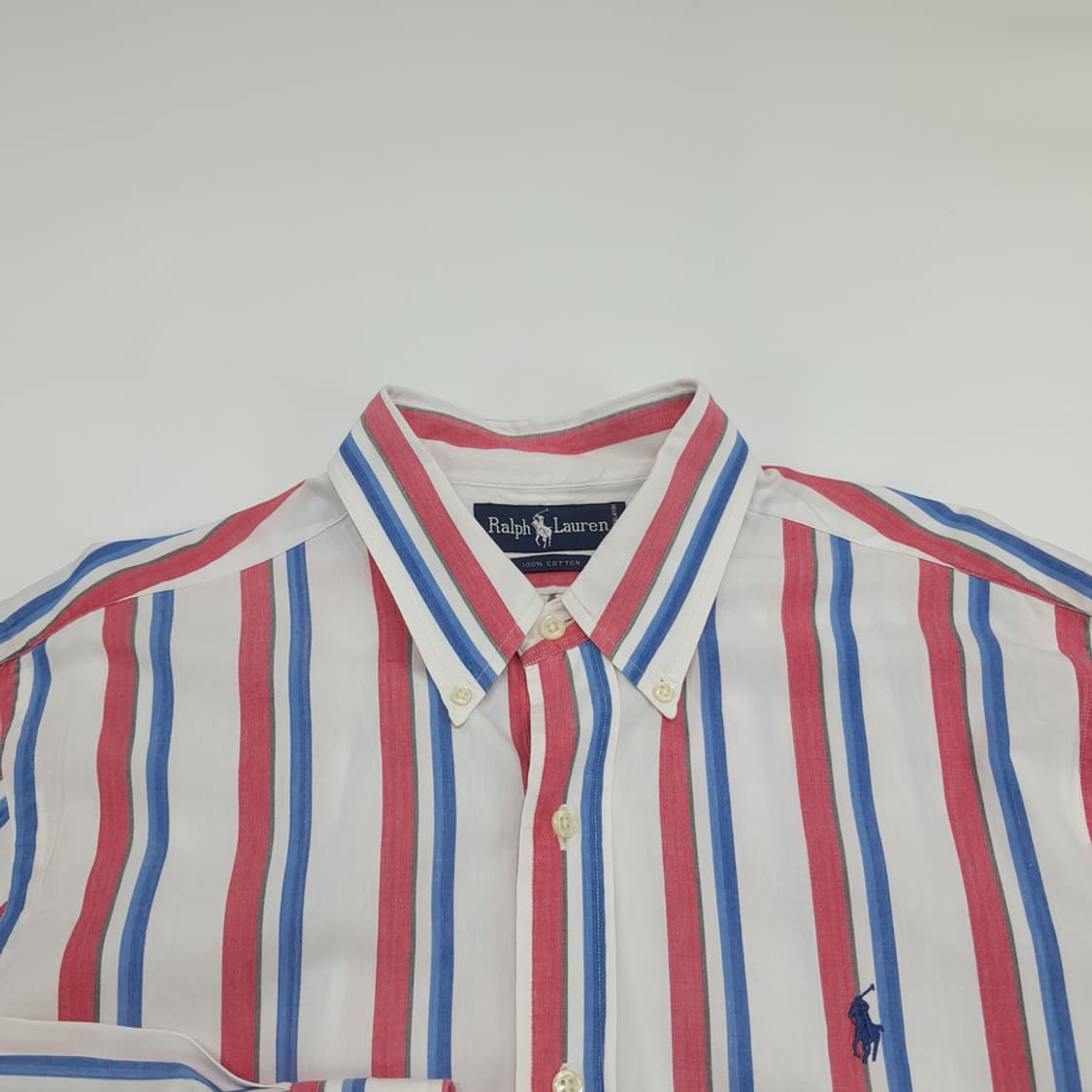 Co860 L 폴로 랄프로렌 90s 올드스쿨 프레피 긴팔 셔츠 남방 상품이미지3
