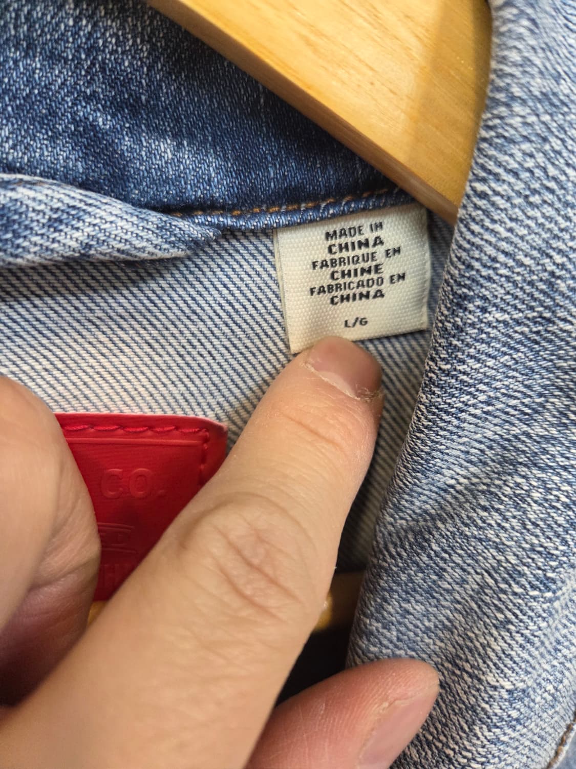 리바이스 레드탭 데님자켓 Lg 상품이미지4