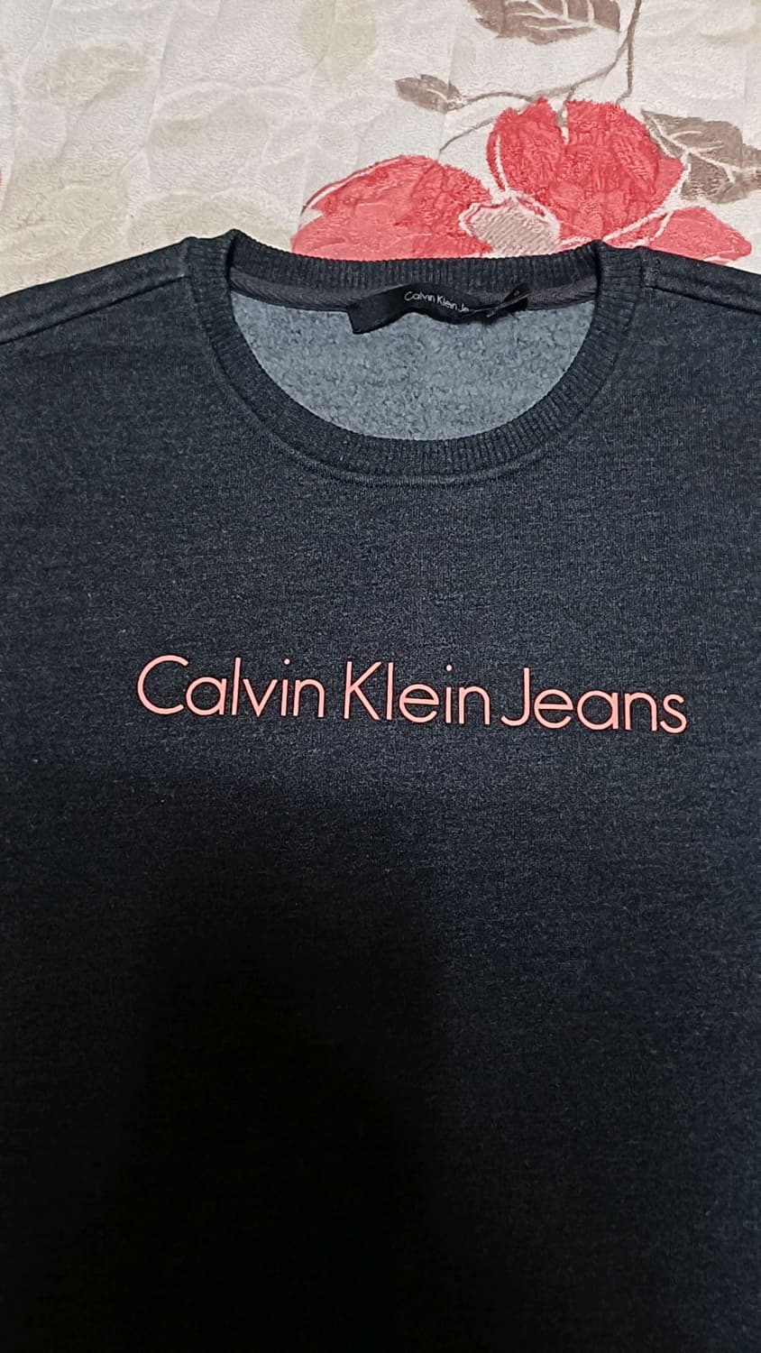 캘빈클라인 기모맨투맨 90 여성55 가슴45 기장61 상품이미지2