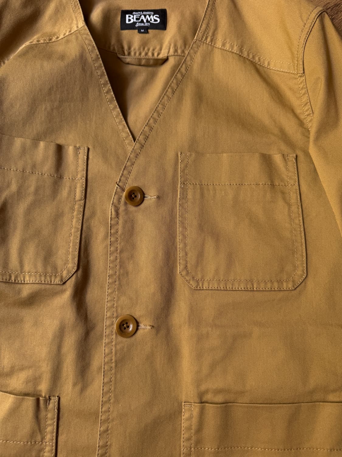 [M]BEAMS PLUS 빔즈 플러스 브라운 베이커 자켓 상품이미지3