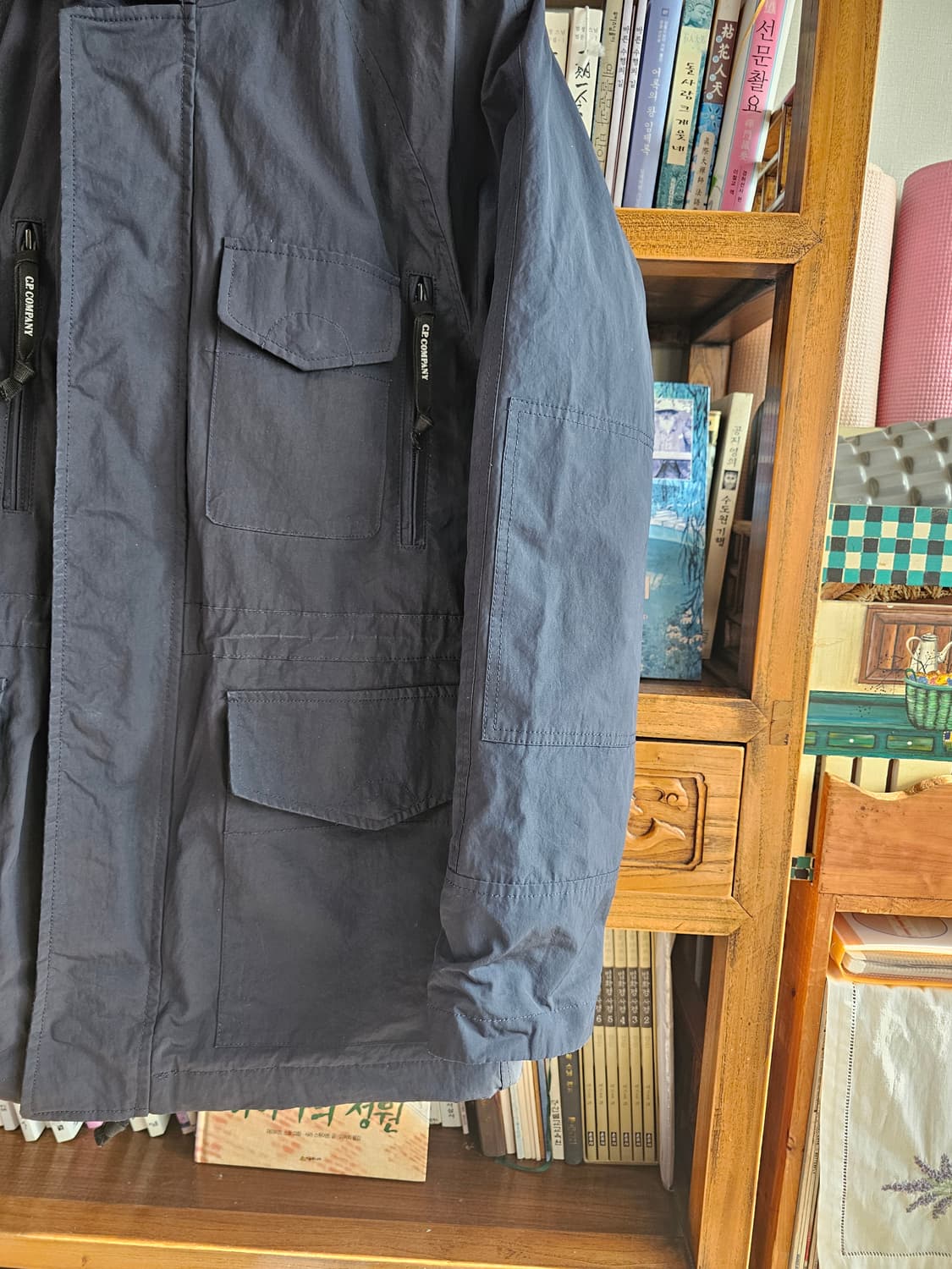  씨피 CP컴퍼니 후드 패딩 중기장 자켓 야상 패딩 100사이 상품이미지4