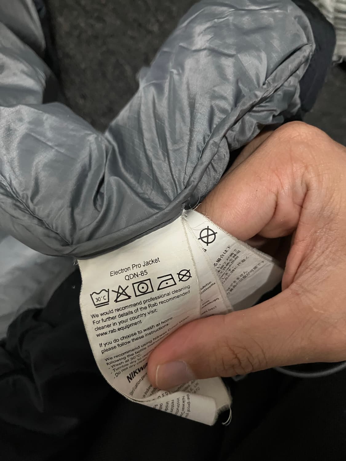 rab 일렉트론 프로 패딩 벨루가 상품이미지7