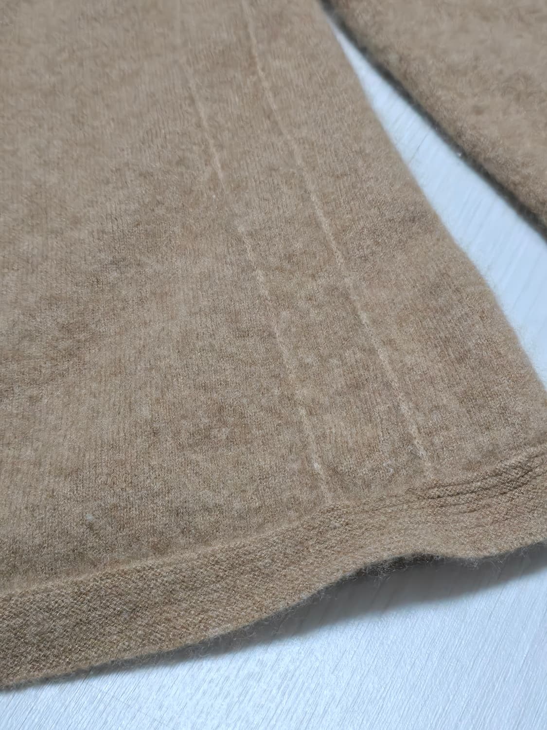 LBL 퓨어 캐시미어 100 베이지 니트 터틀넥 상품이미지5