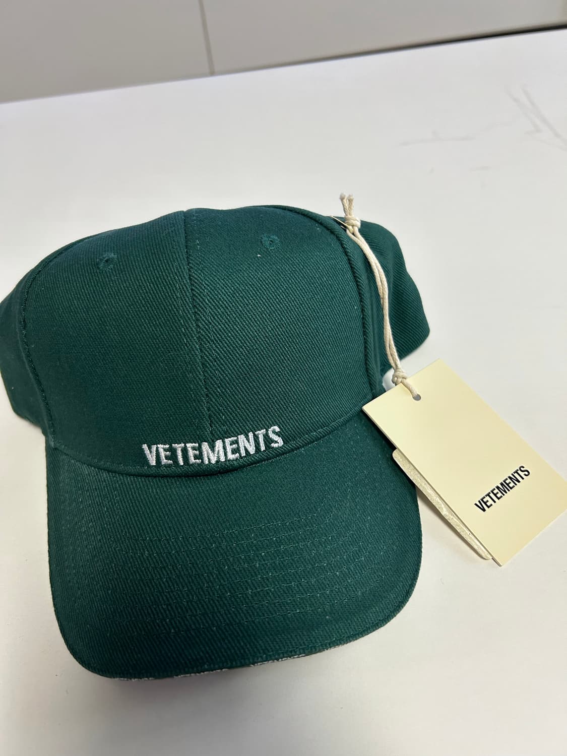 베트멍 자수로고 볼캡 모자 그린 새상품 상품이미지2
