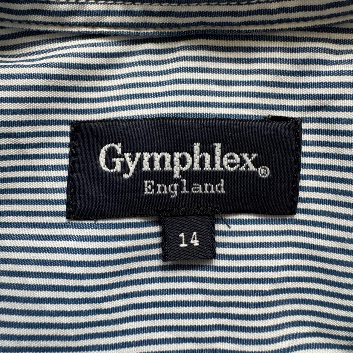 GYMPHLEX 일본빈티지 모리걸 반팔셔츠 보세빈티지셔츠 슬림핏 L 42 상품이미지4