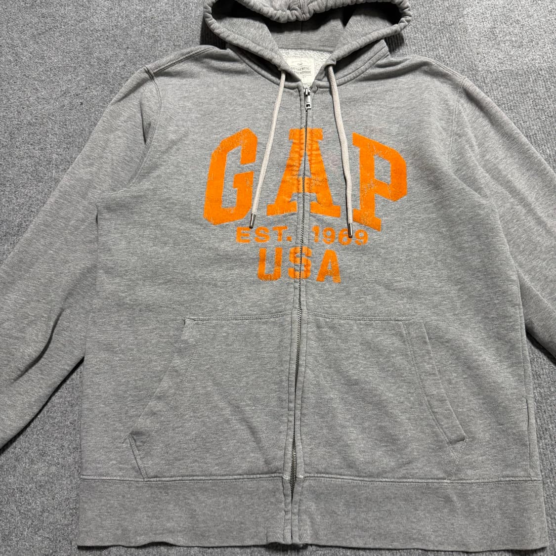갭 그레이 후드집업 m 상품이미지2