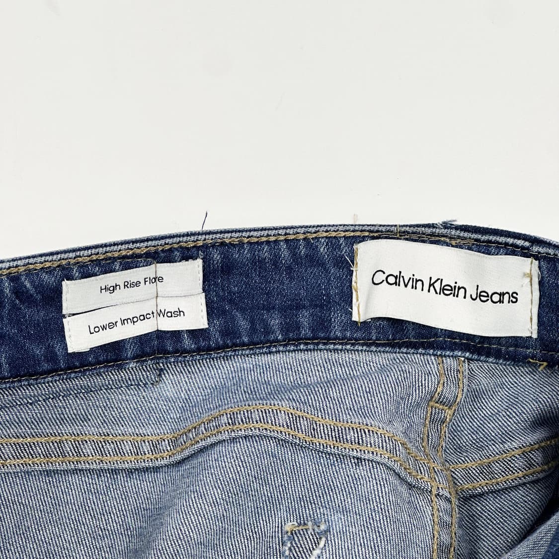 27 CK 캘빈클라인 하이웨스트 부츠컷 데님팬츠 상품이미지5