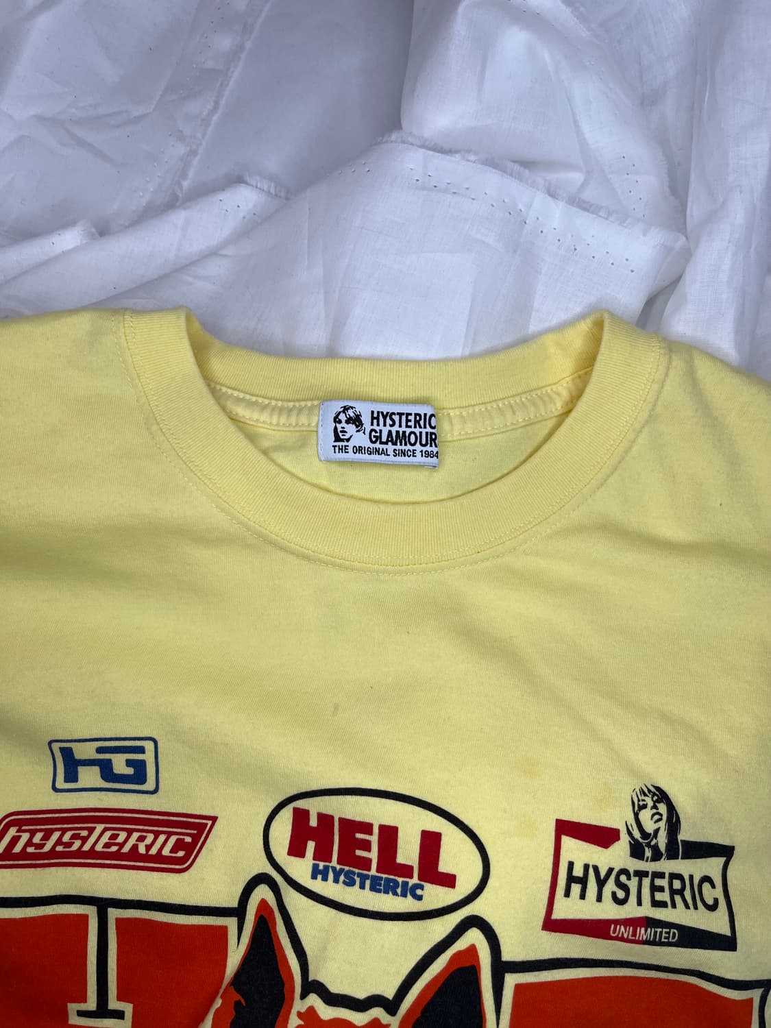 히스테릭 글래머 레이싱 롱슬리브 티셔츠 상품이미지2