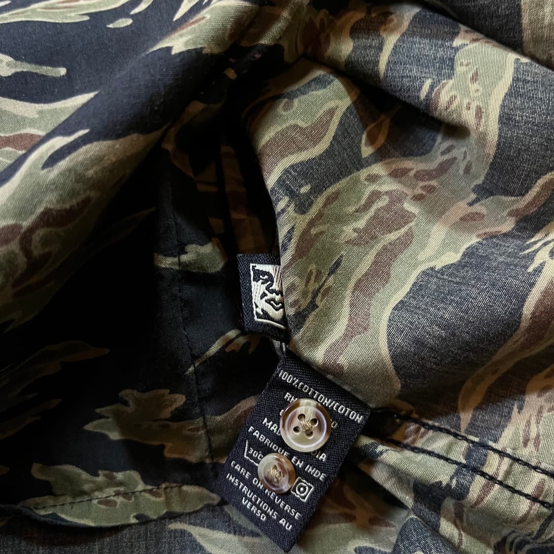 오베이 타이거 카모 셔츠 상품이미지4